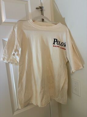Polo by Ralph Lauren Off-White Logo Short Sleeve Tee